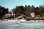 Hufvudsta, Hyddan 1963. Backen mellan husen leder idag upp till Granbackaskolan 